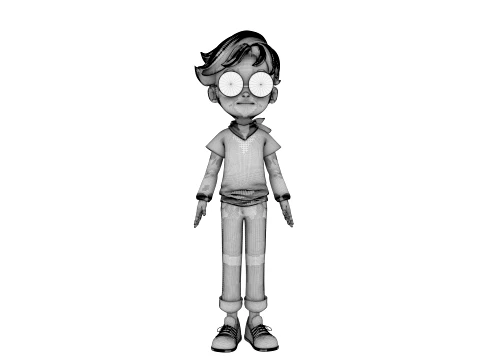Cartoon boy 3D Model