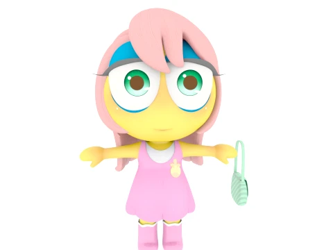 Cartoon characters 3D Model