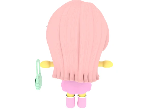 Cartoon characters 3D Model