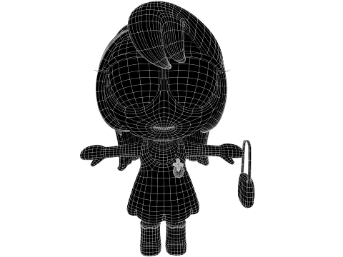 Cartoon characters 3D Model