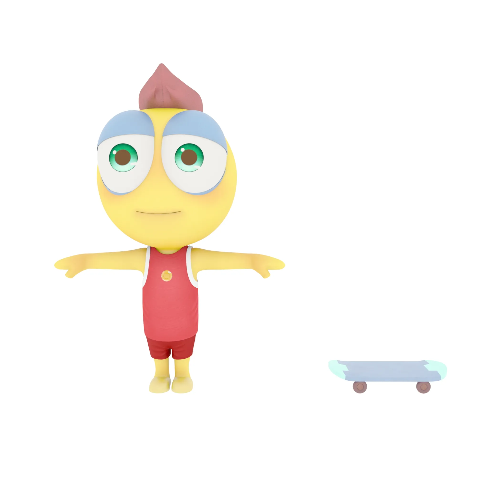 Cartoon characters 3D Model .c4d .max .obj .3ds .fbx .stl .blend 