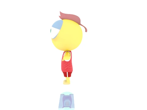 Cartoon characters 3D Model