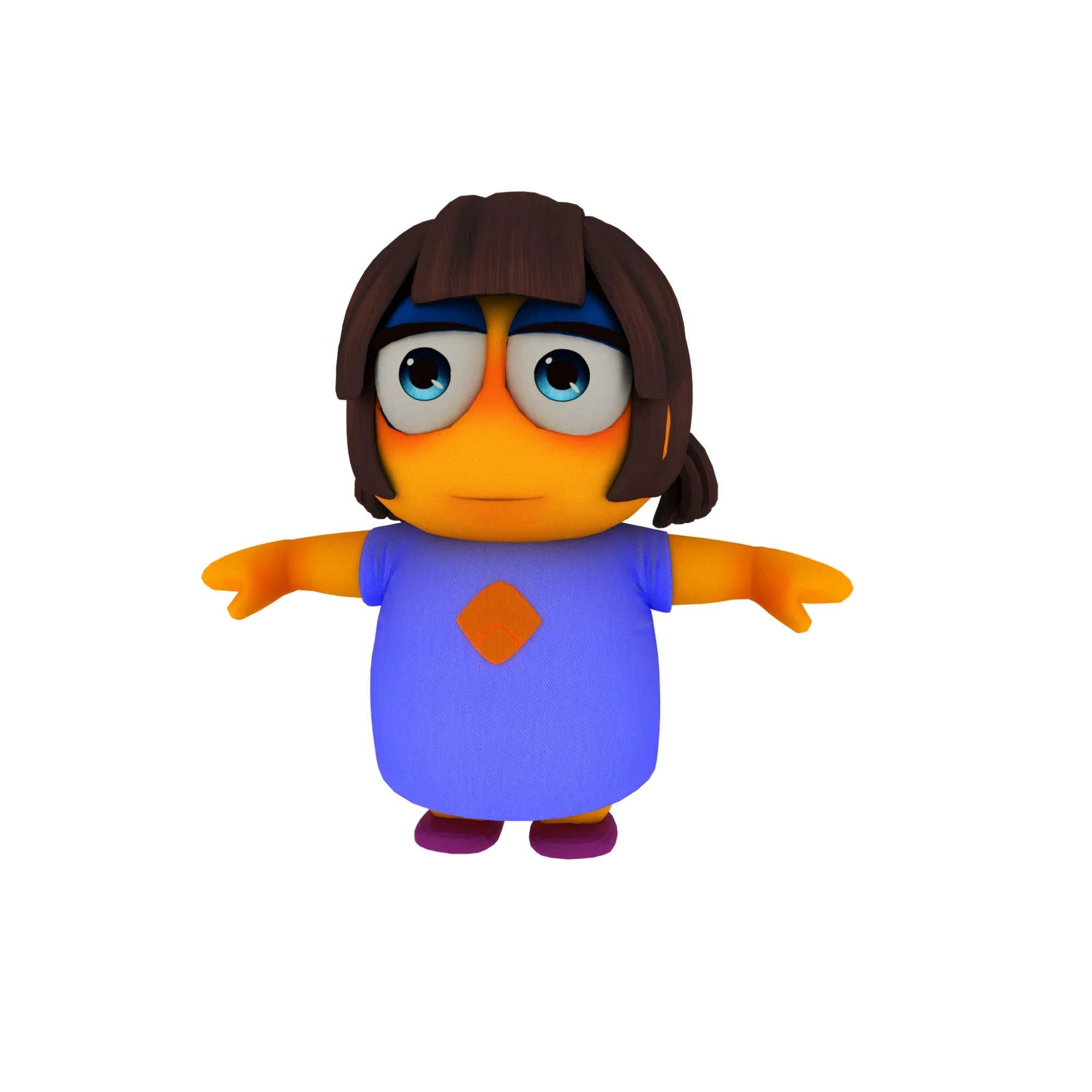 Cartoon characters 3D Model .c4d .max .obj .3ds .fbx .stl .blend