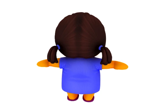 Cartoon characters 3D Model