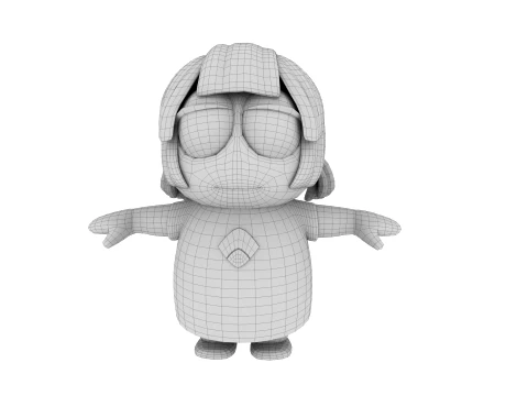Cartoon characters 3D Model