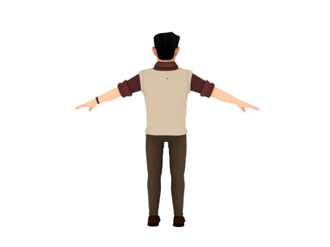 Cartoon characters 3D Model