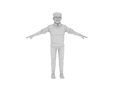 Cartoon characters 3D Model