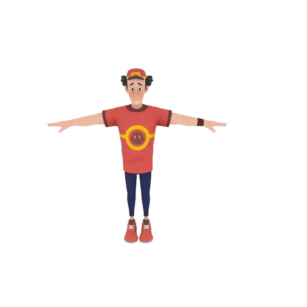 Cartoon characters 3D Model .c4d .max .obj .3ds .fbx .stl .blend