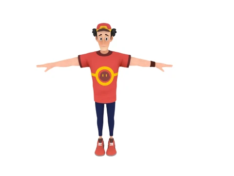 Cartoon characters 3D Model