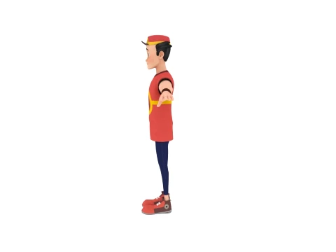 Cartoon characters 3D Model
