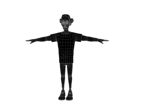 Cartoon characters 3D Model