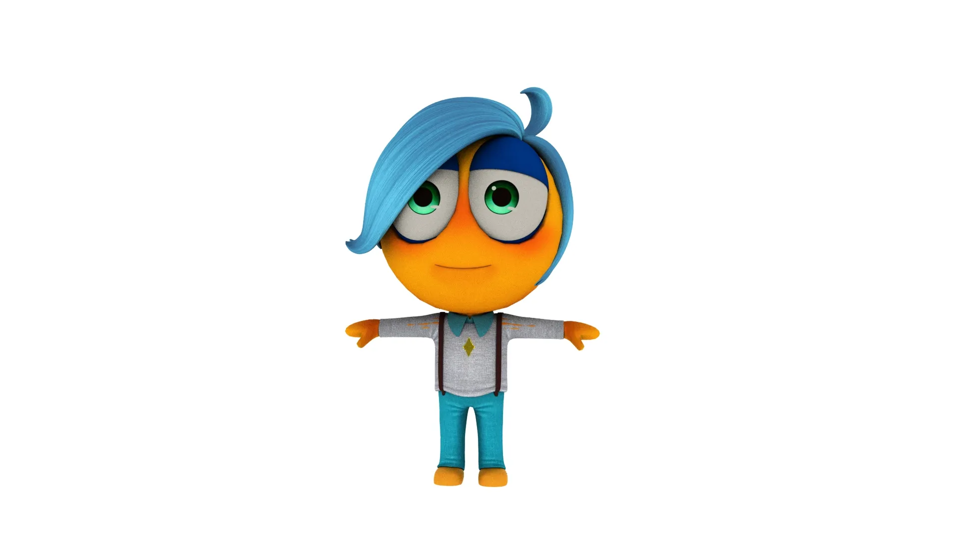 Cartoon characters 3D Model .c4d .max .obj .3ds .fbx .stl .blend 