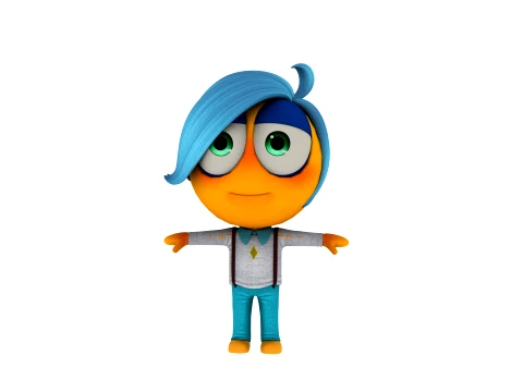 Cartoon characters 3D Model