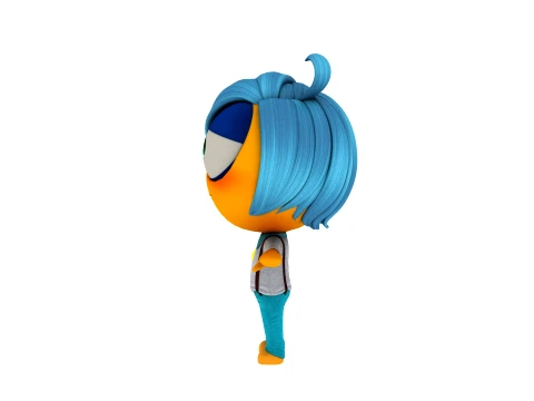 Cartoon characters 3D Model
