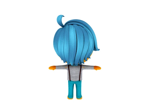 Cartoon characters 3D Model