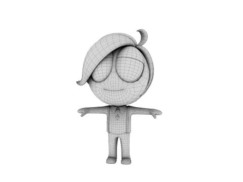 Cartoon characters 3D Model