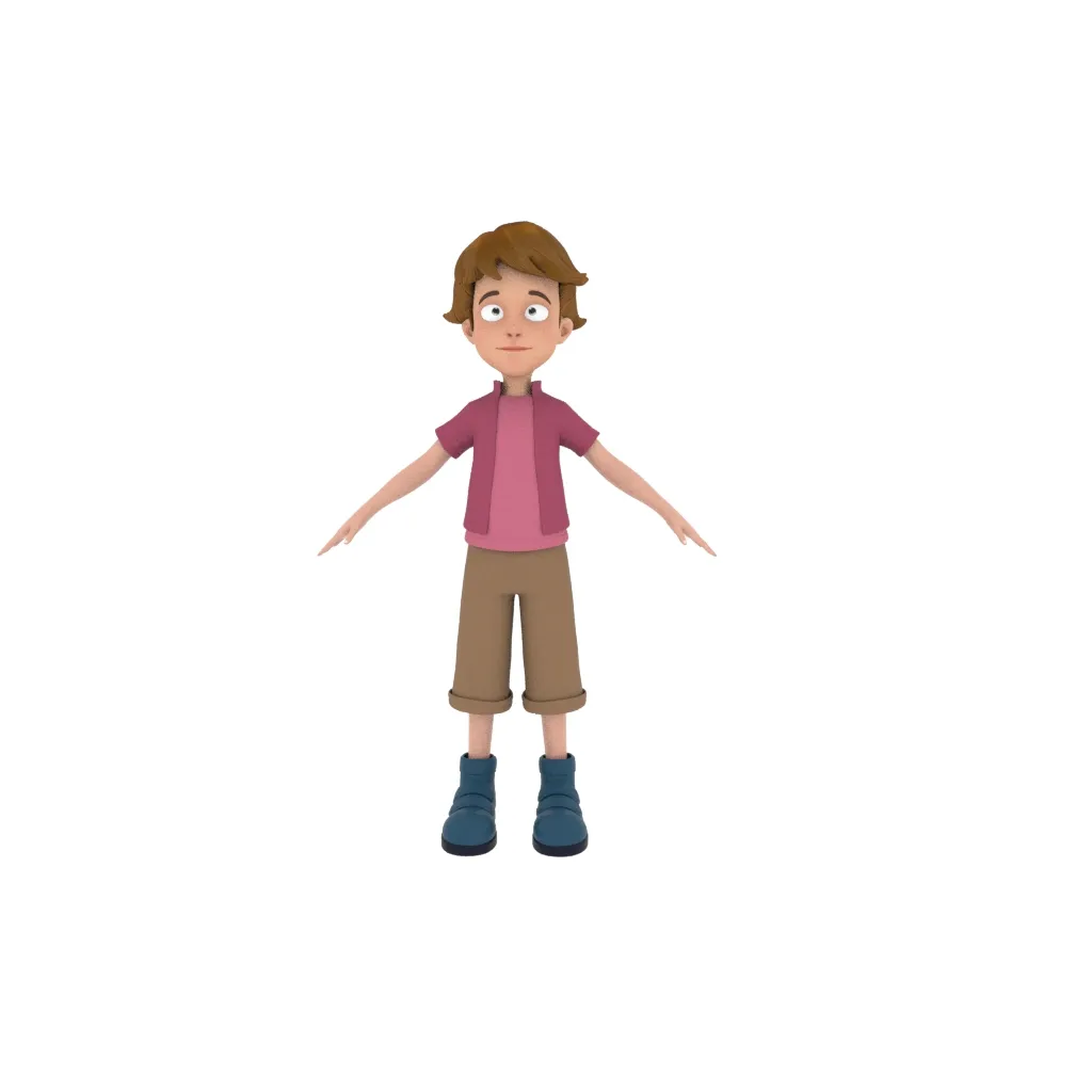 Cartoon characters 3D Model .c4d .max .obj .3ds .fbx .stl .blend 