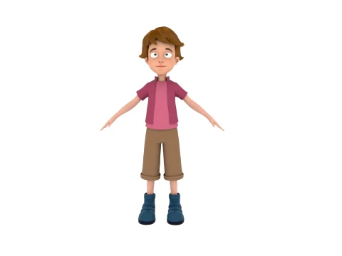 Cartoon characters 3D Model