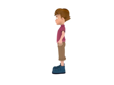 Cartoon characters 3D Model