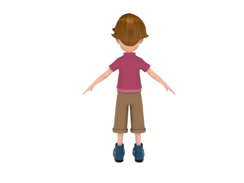 Cartoon characters 3D Model