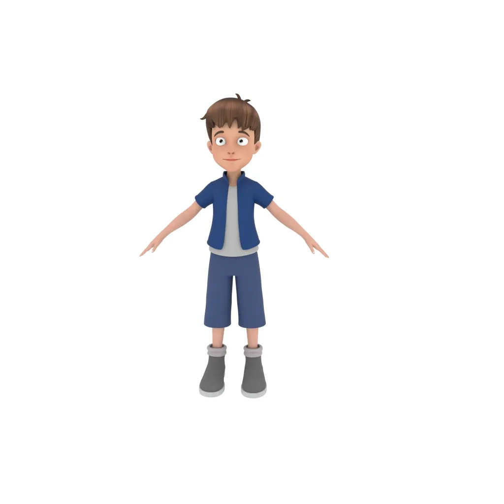 Cartoon characters 3D Model .c4d .max .obj .3ds .fbx .stl .blend