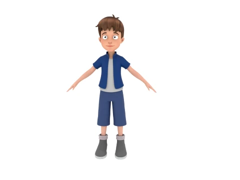 Cartoon characters 3D Model