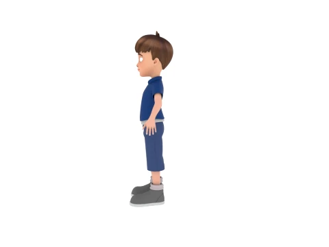 Cartoon characters 3D Model