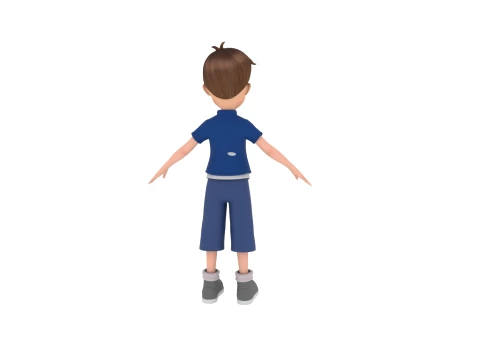 Cartoon characters 3D Model