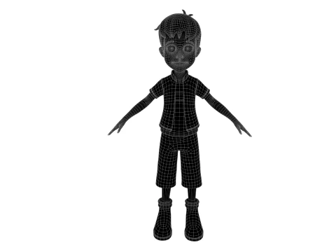 Cartoon characters 3D Model