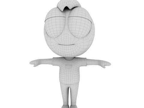 Cartoon characters 3D Model