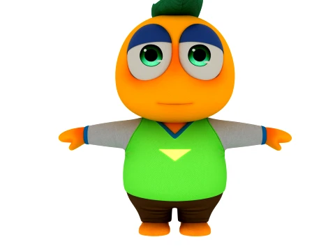 Cartoon characters 3D Model