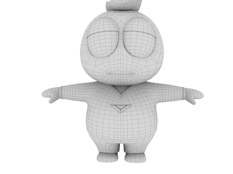 Cartoon characters 3D Model