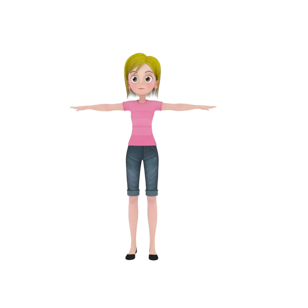 Cartoon characters 3D Model .c4d .max .obj .3ds .fbx .stl .blend