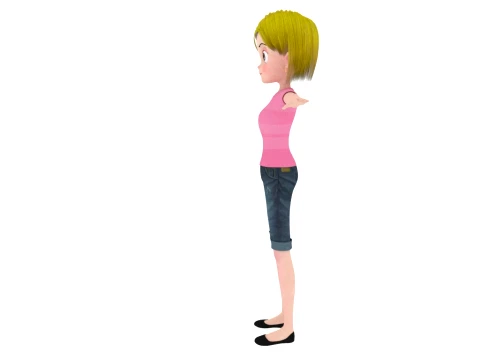 Cartoon characters 3D Model