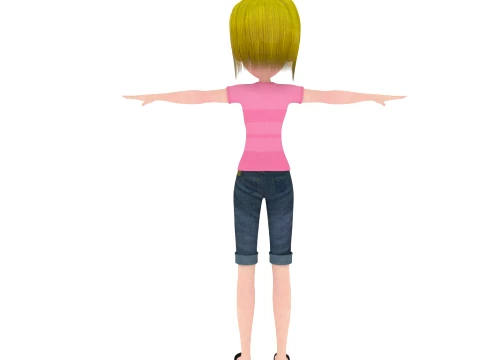 Cartoon characters 3D Model