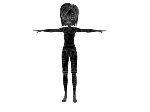 Cartoon characters 3D Model