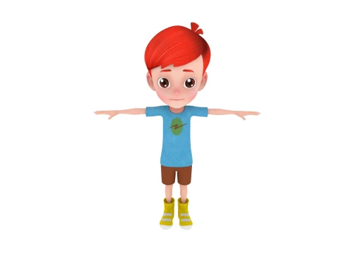 Cartoon characters 3D Model
