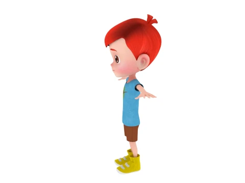 Cartoon characters 3D Model