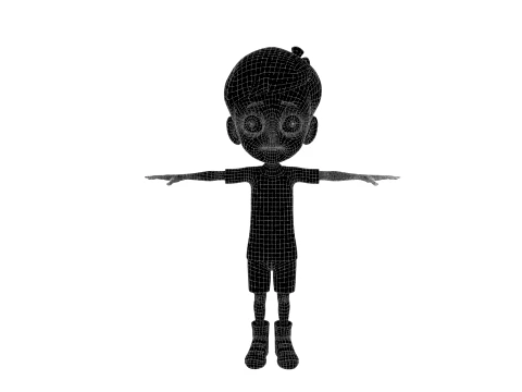 Cartoon characters 3D Model