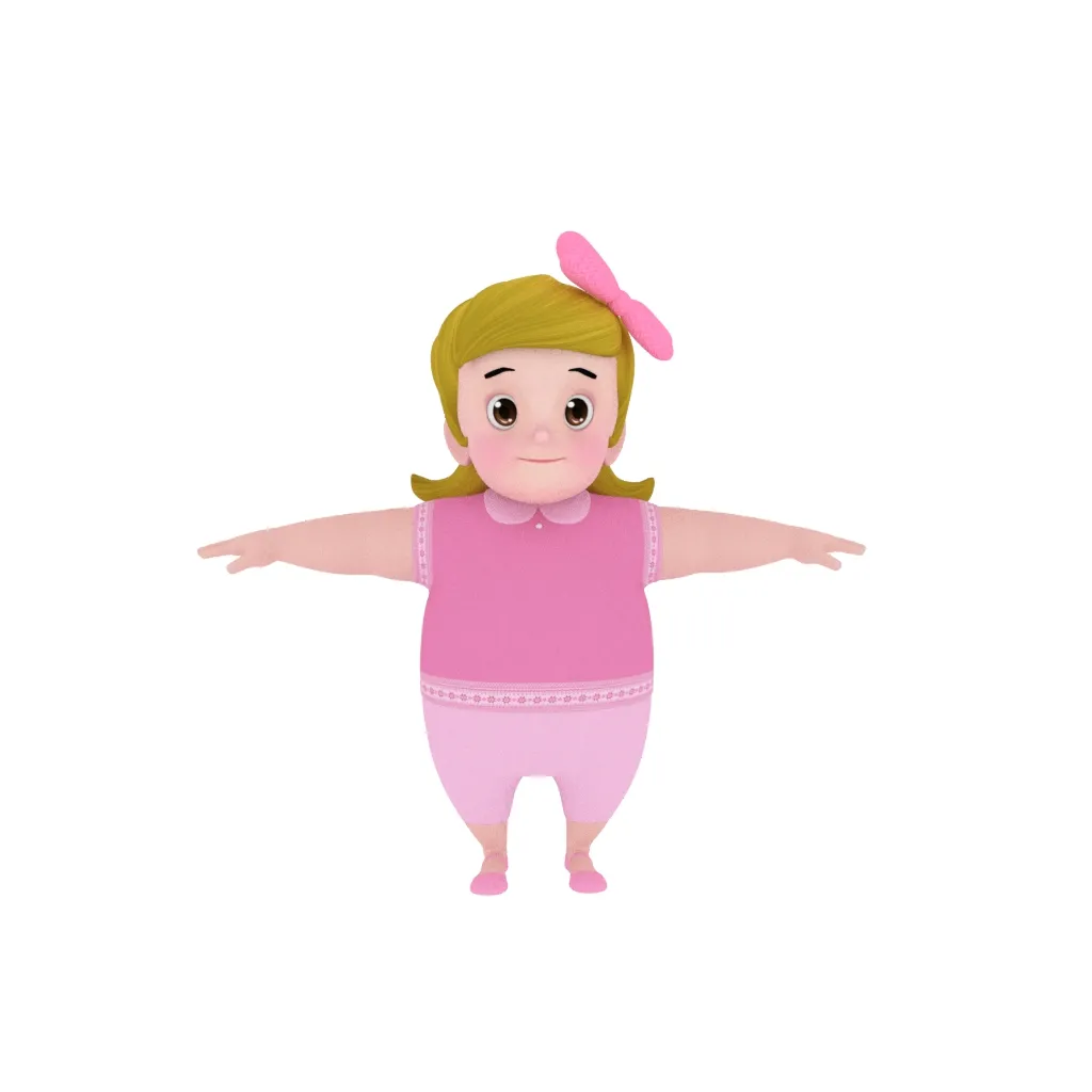 Cartoon characters 3D Model .c4d .max .obj .3ds .fbx .stl .blend