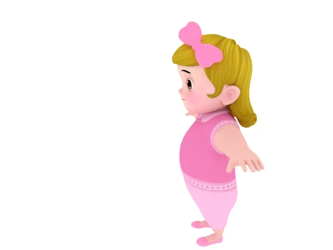 Cartoon characters 3D Model