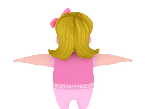 Cartoon characters 3D Model