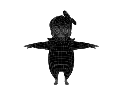 Cartoon characters 3D Model