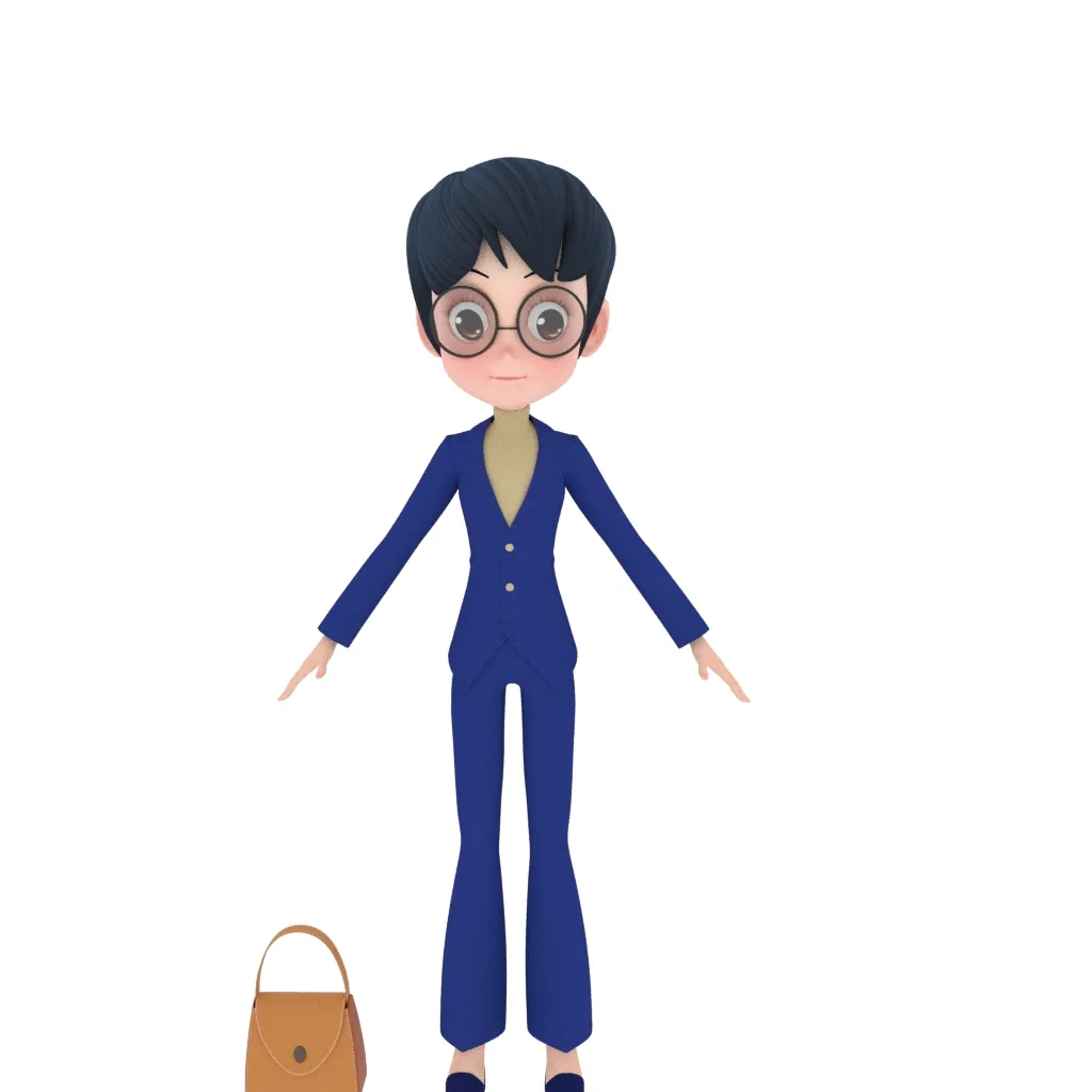 Cartoon characters 3D Model .c4d .max .obj .3ds .fbx .stl .blend