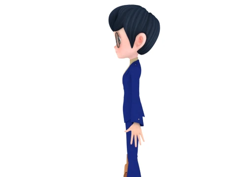 Cartoon characters 3D Model