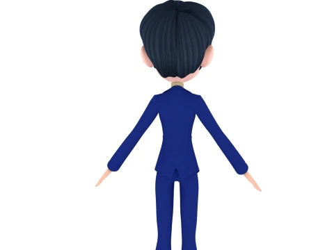 Cartoon characters 3D Model
