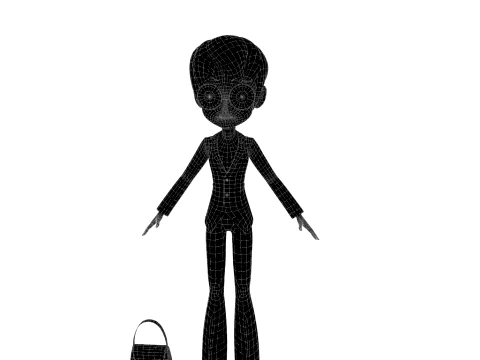 Cartoon characters 3D Model