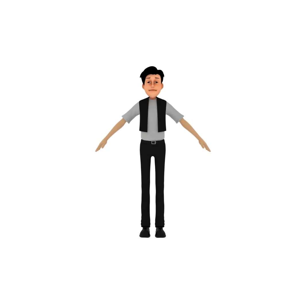 Cartoon characters 3D Model .c4d .max .obj .3ds .fbx .stl .blend
