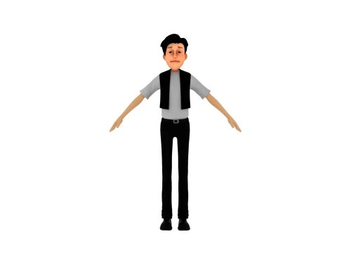 Cartoon characters 3D Model