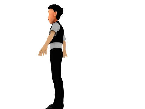 Cartoon characters 3D Model